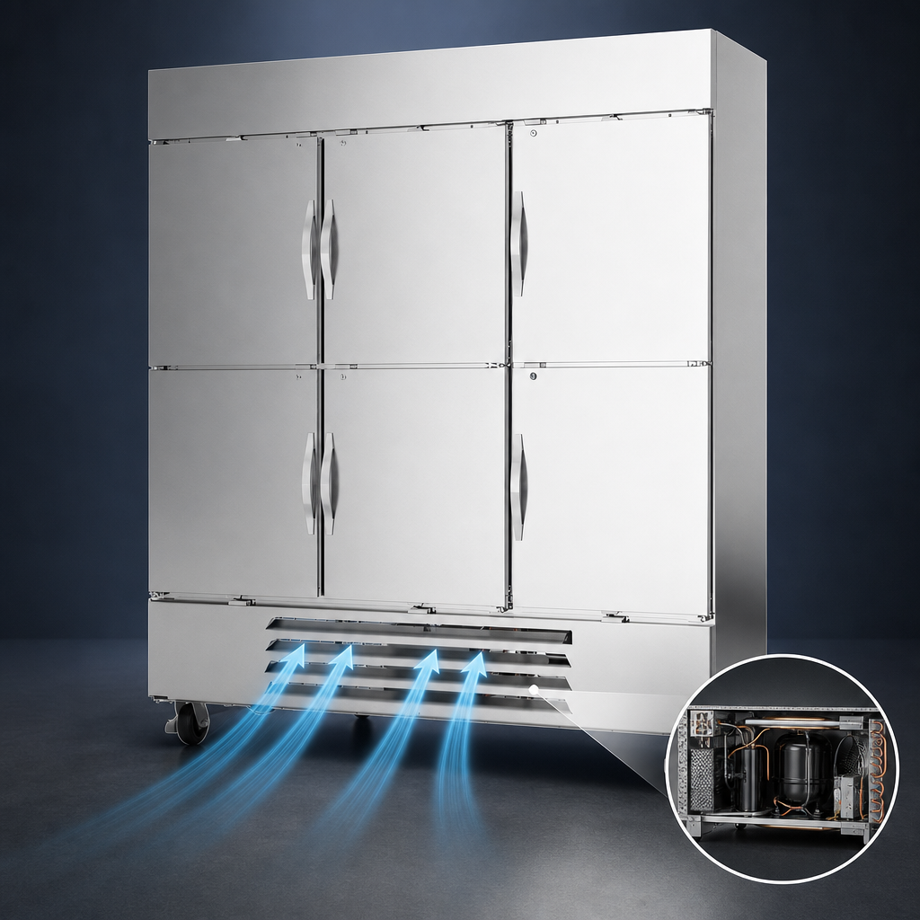 Bottom-Mounted Self-Contained Refrigeration