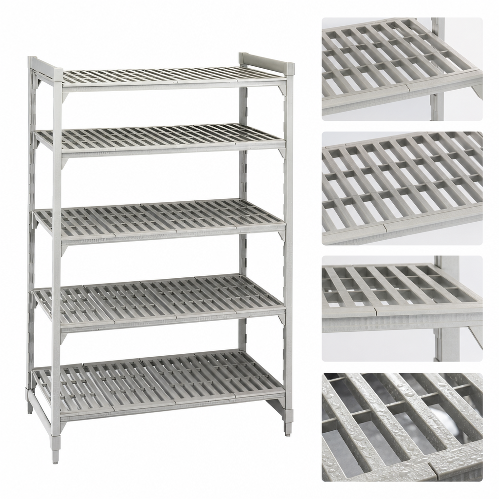 Five Vented Shelf Plates