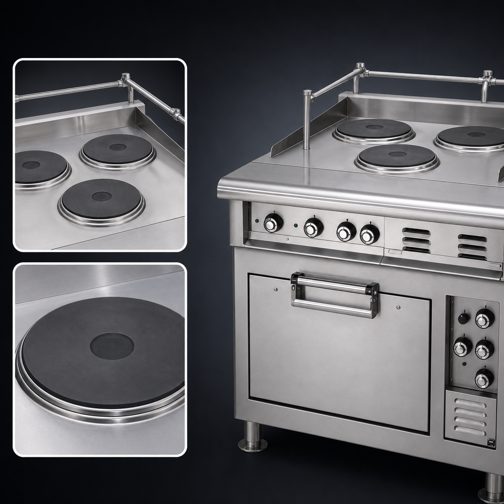 Three 12-Inch Hot Tops