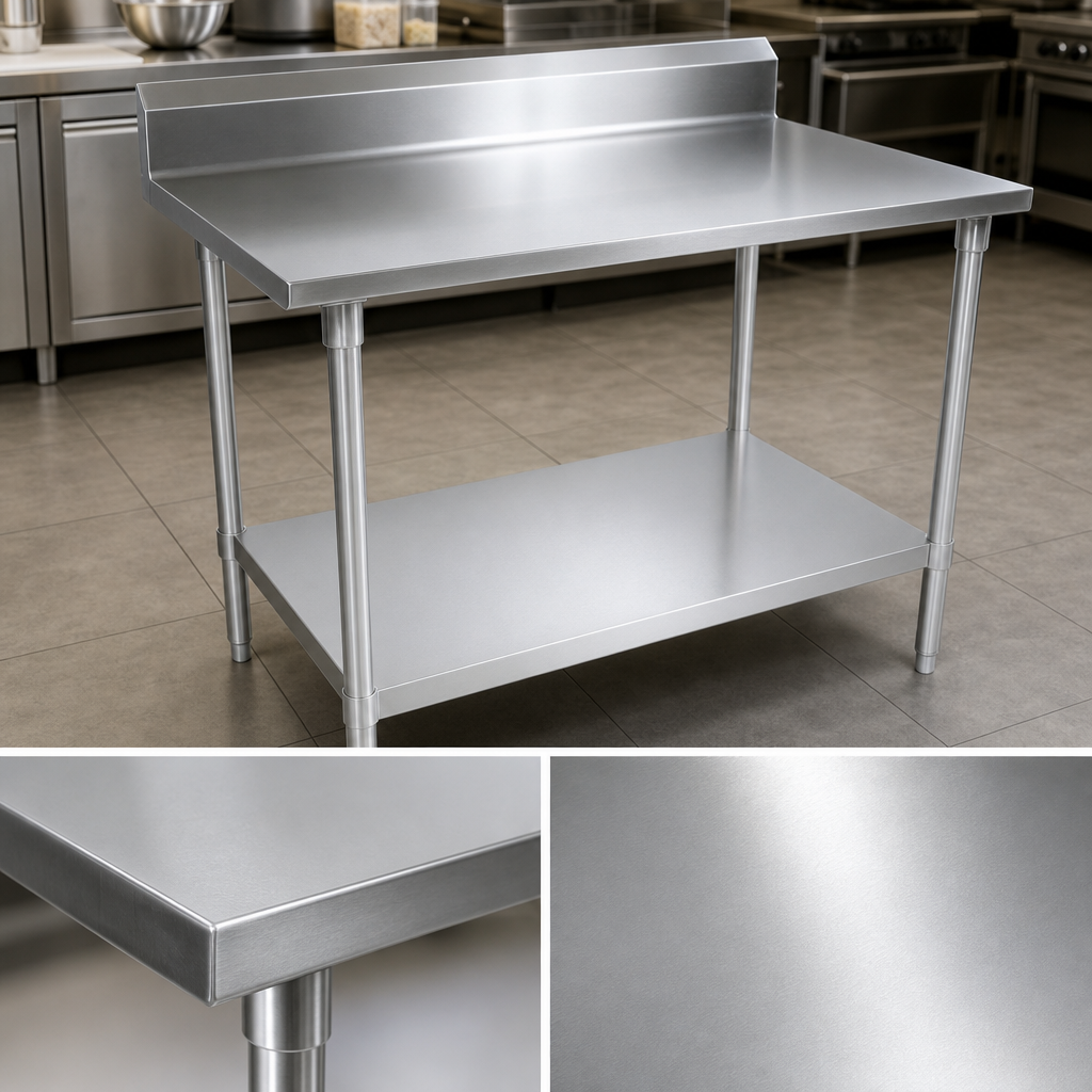 14-Gauge 300-Series Stainless Steel Top