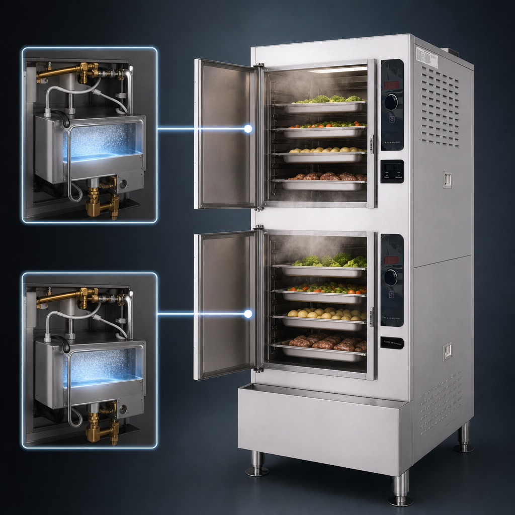 Twin Independent Electric Steam Generators