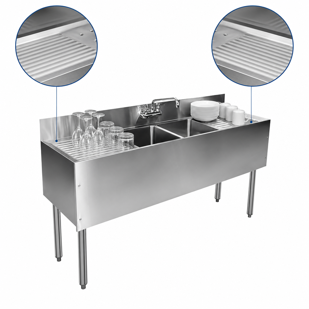 Dual Corrugated Drainboards