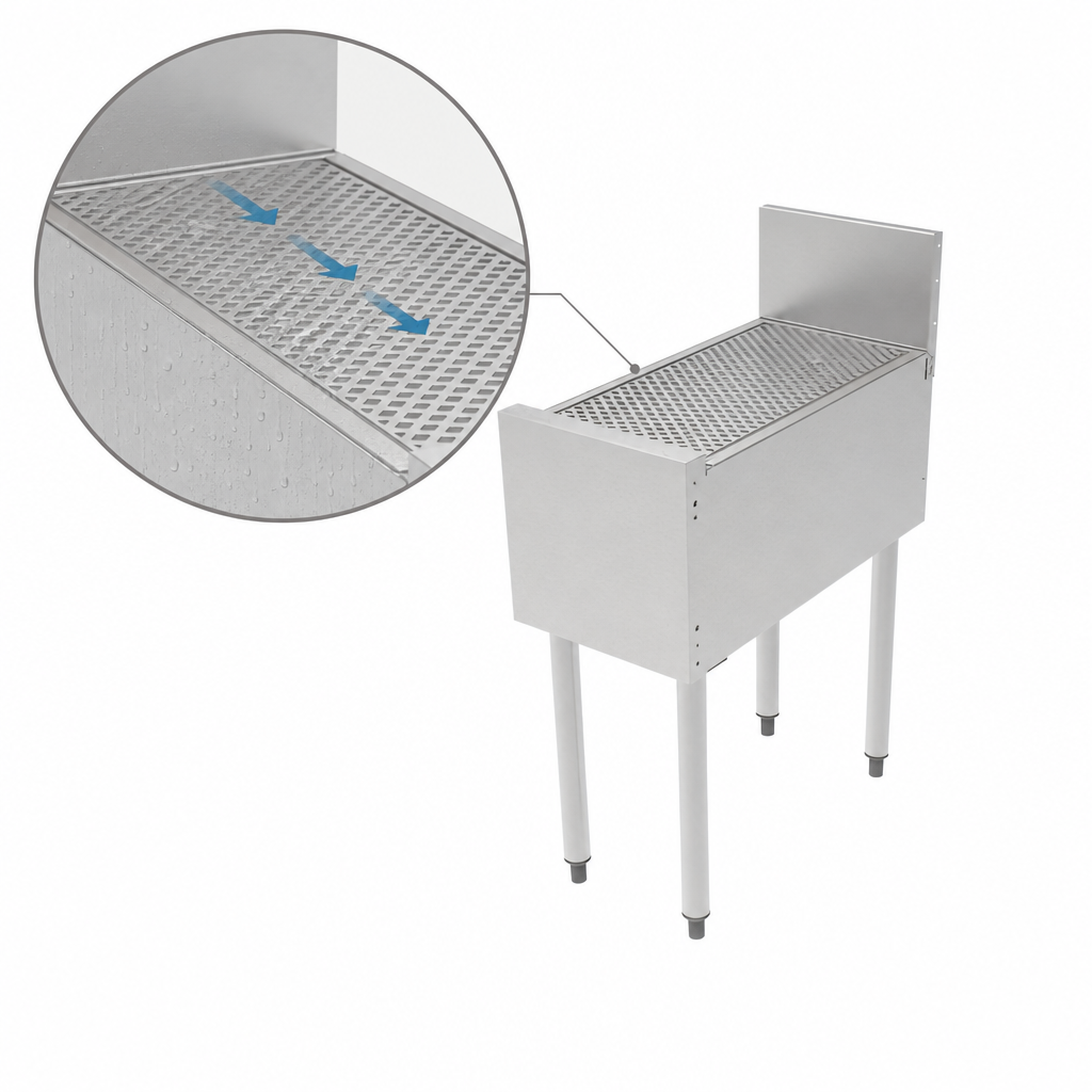 Pitched Drainboard Top