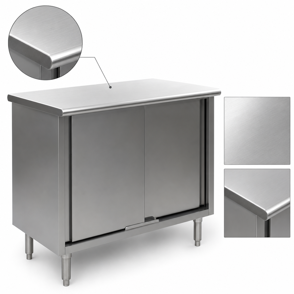 14-Gauge 304 Stainless Steel Top