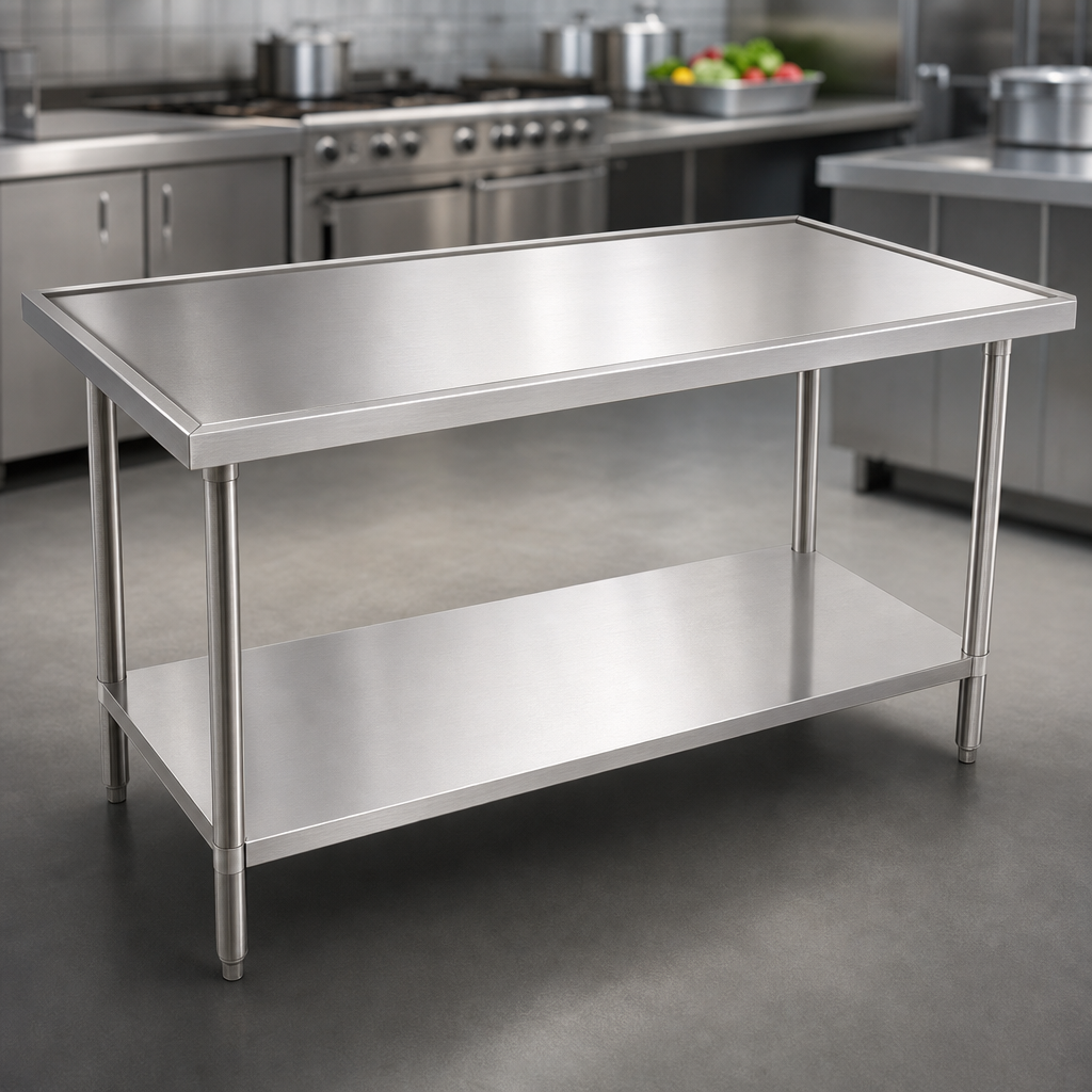 14-Gauge 304 Stainless Steel Top