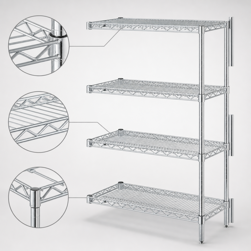 Patented QuadTruss® Shelf Design