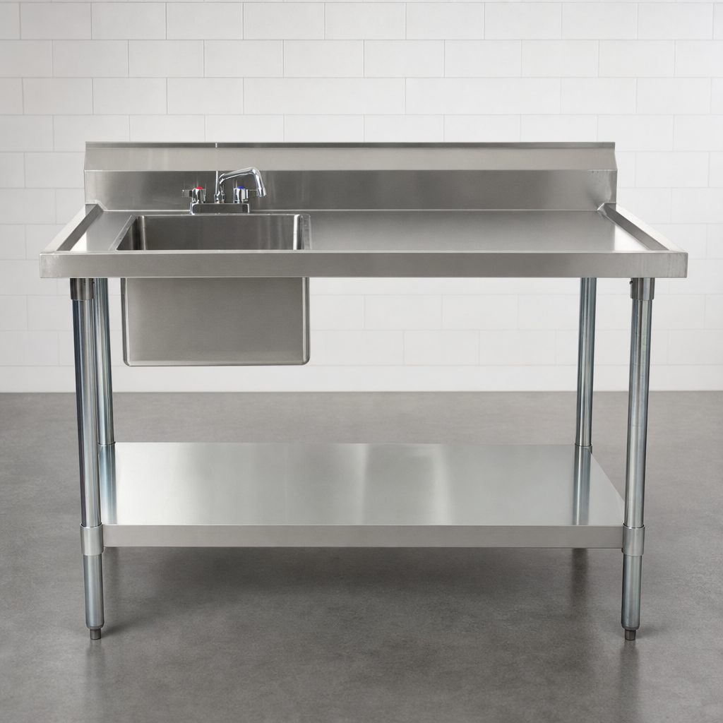 Left-Side Prep Sink Layout
