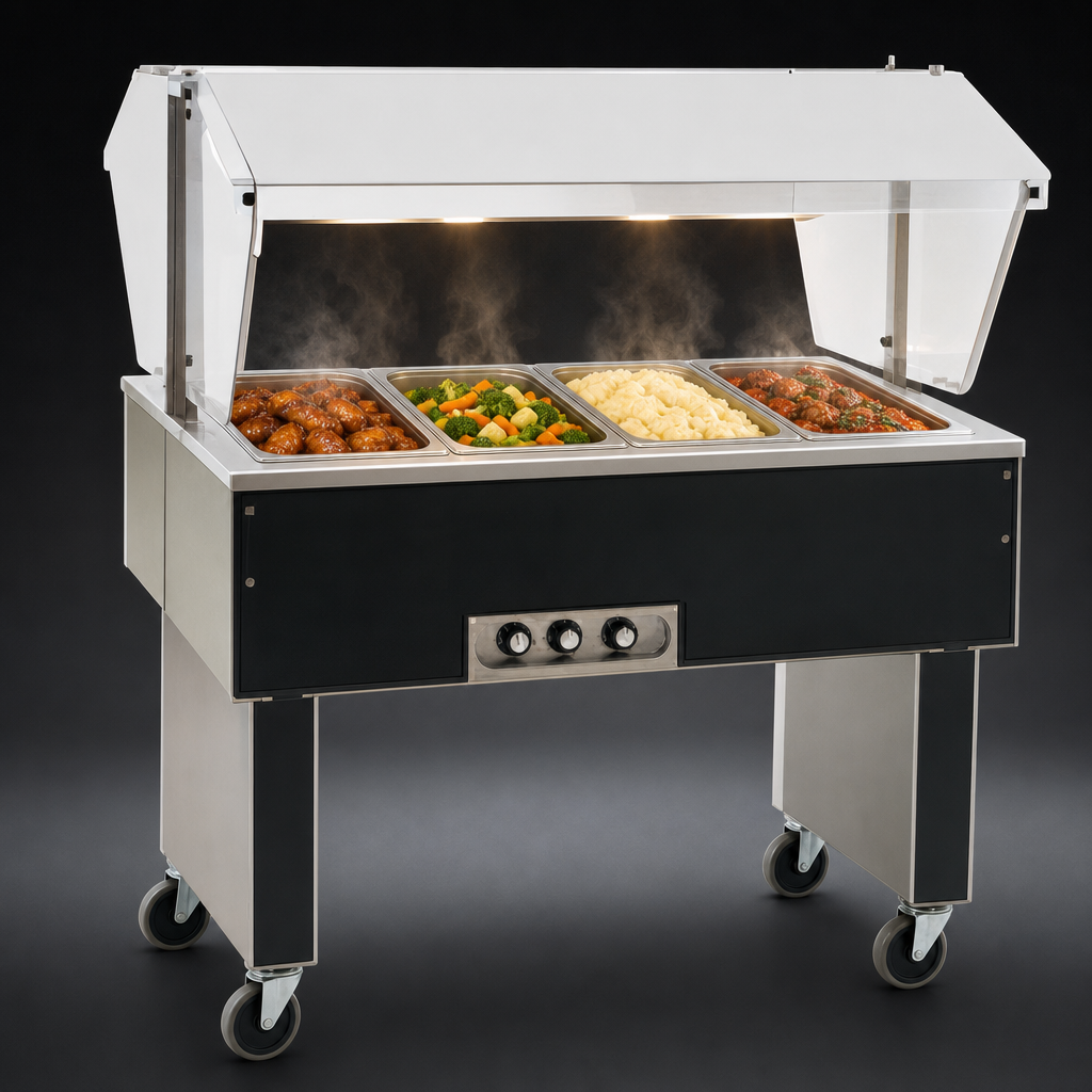 Four Hot Food Wells