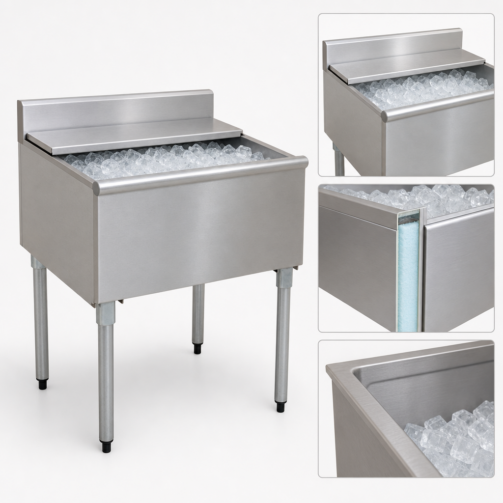 Insulated Fabricated Ice Bin