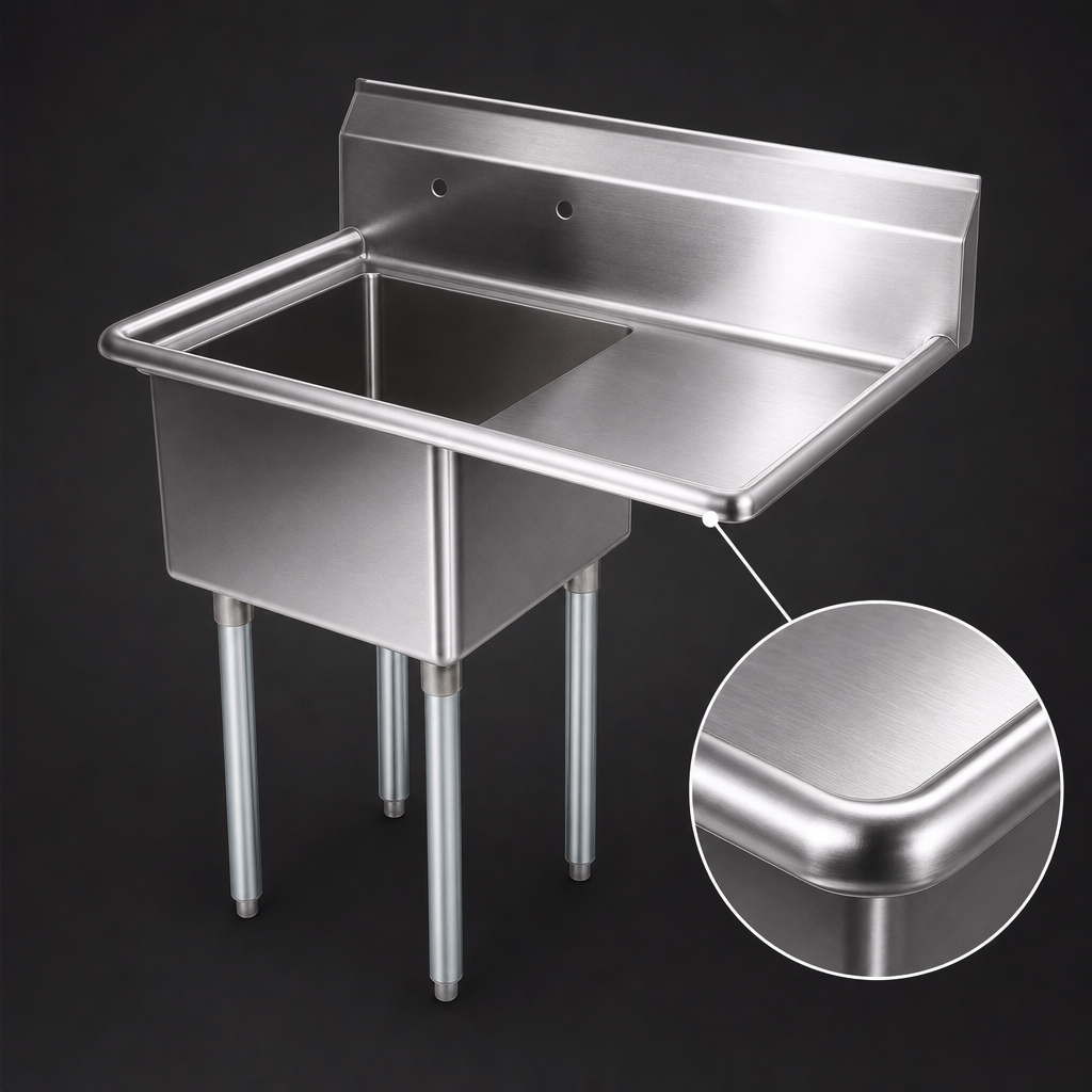 18-Gauge Stainless Steel Construction