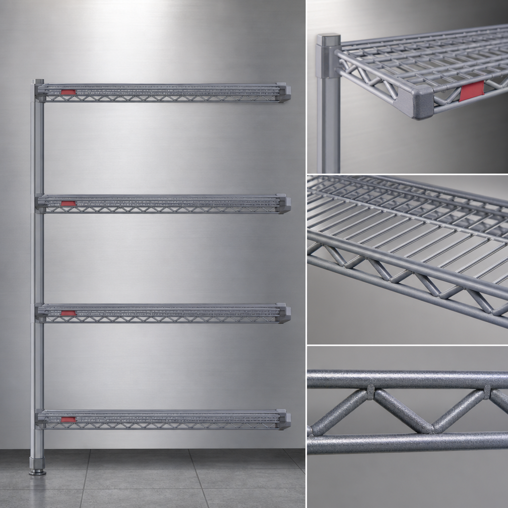 Patented QuadTruss Shelf Design