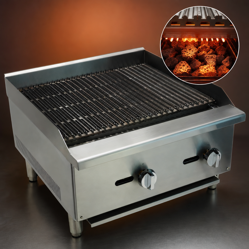 Lava Rock Heating System