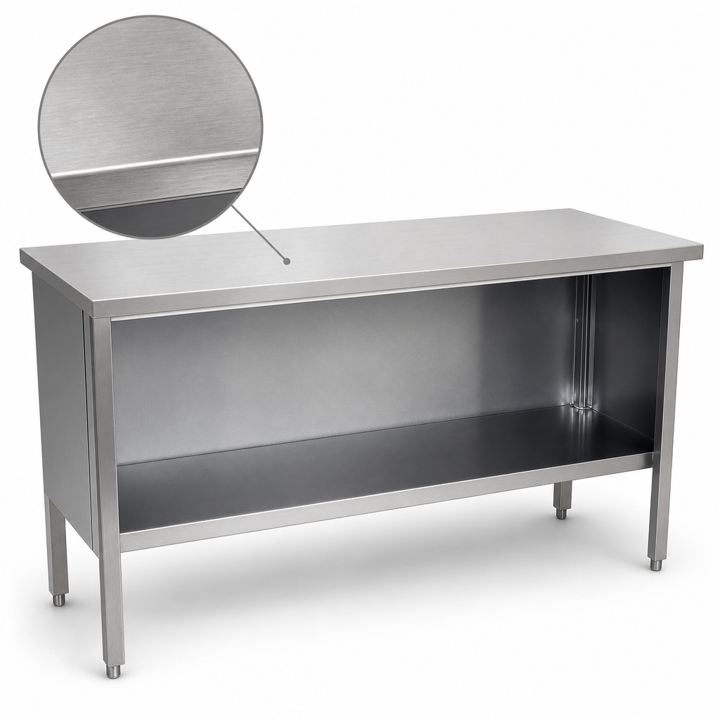 14-Gauge Stainless Steel Top