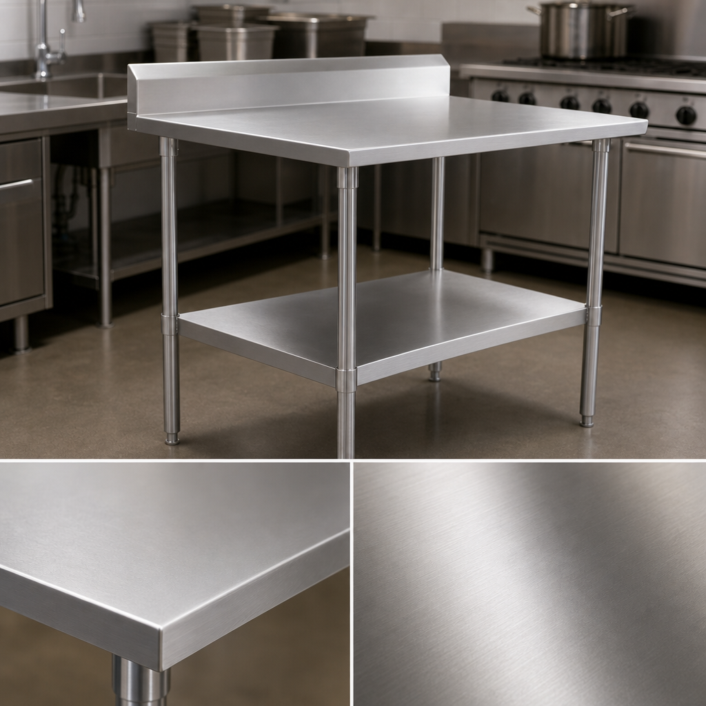 16-Gauge Type 300 Stainless Steel Top