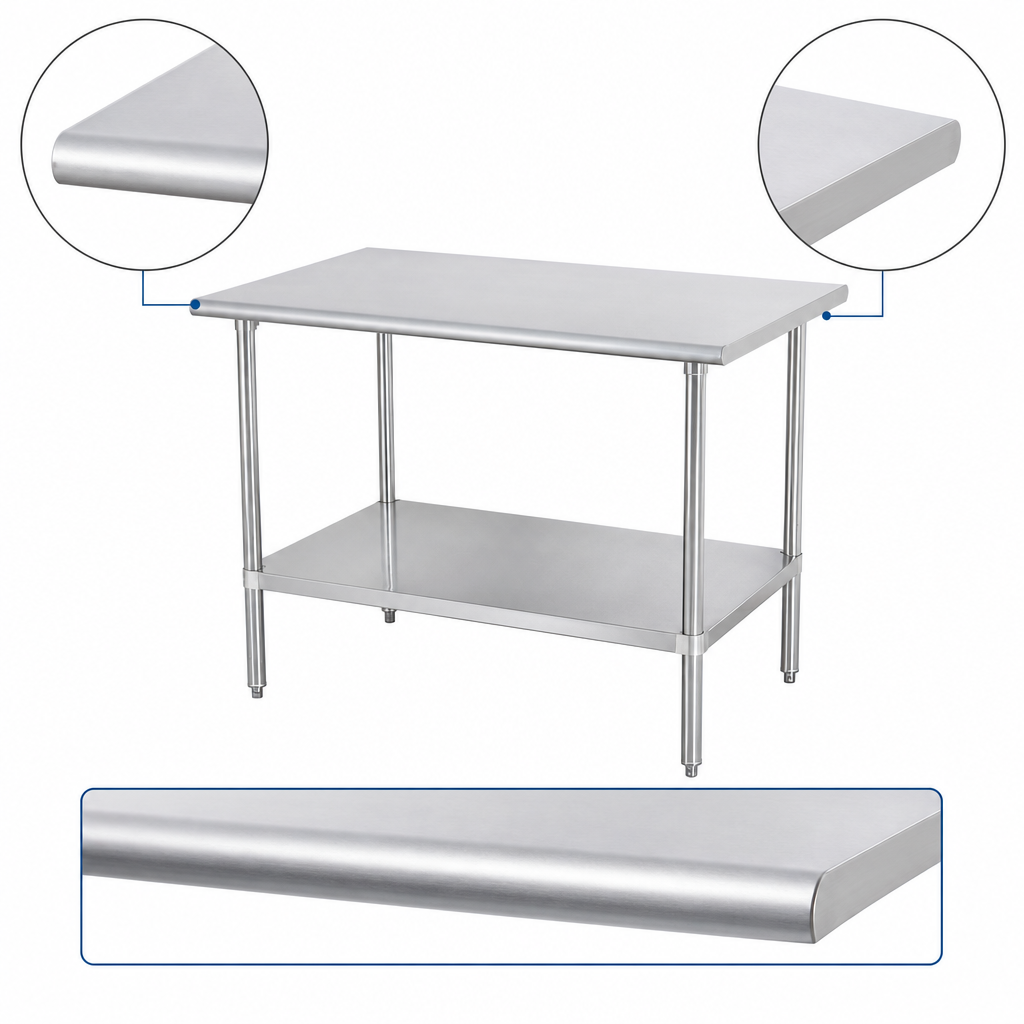Flat-Edge Work Surface