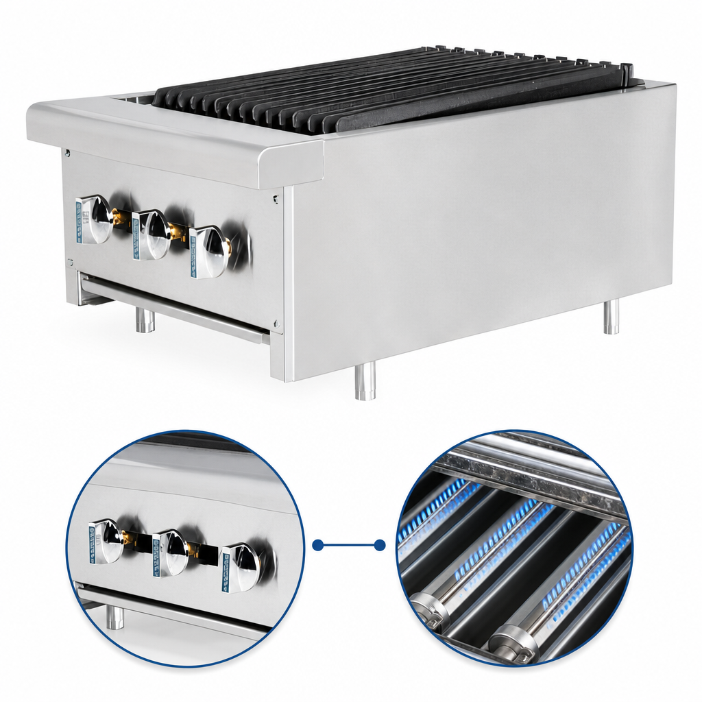 Three Burner Setup