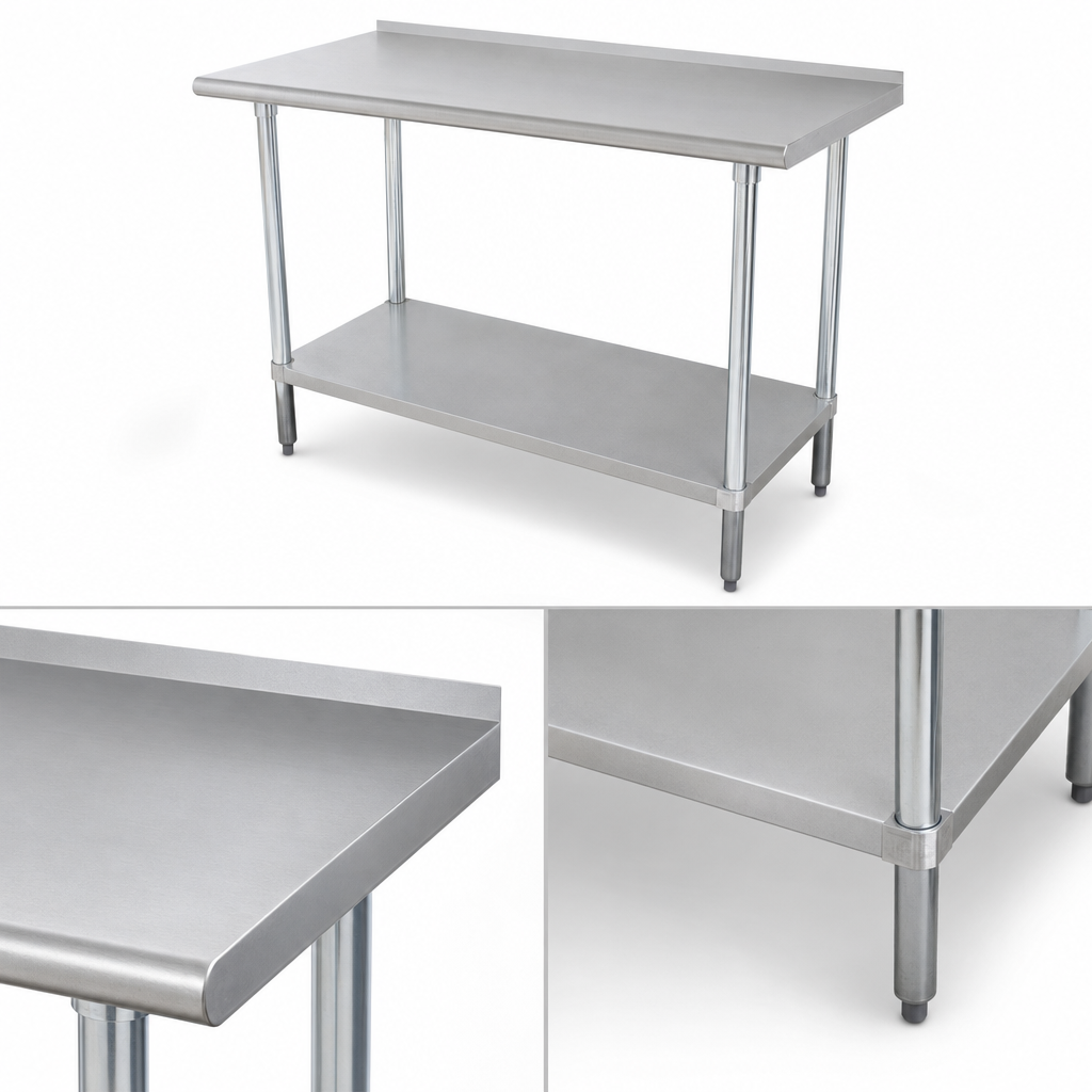 14-Gauge 304 Stainless Steel Top