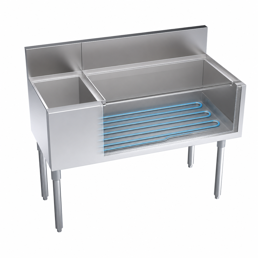 Built-In 10-Circuit Cold Plate
