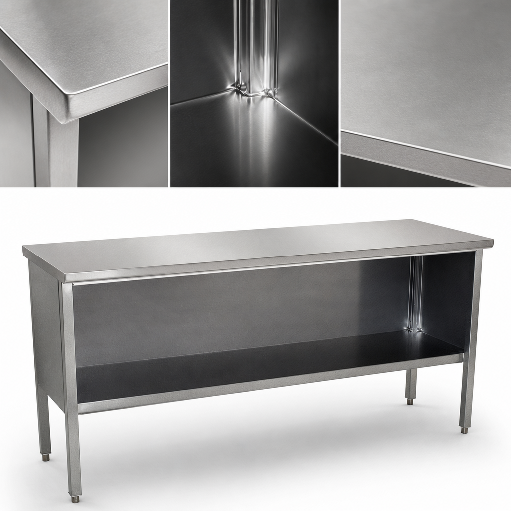 14-Gauge Stainless Steel Flat Top