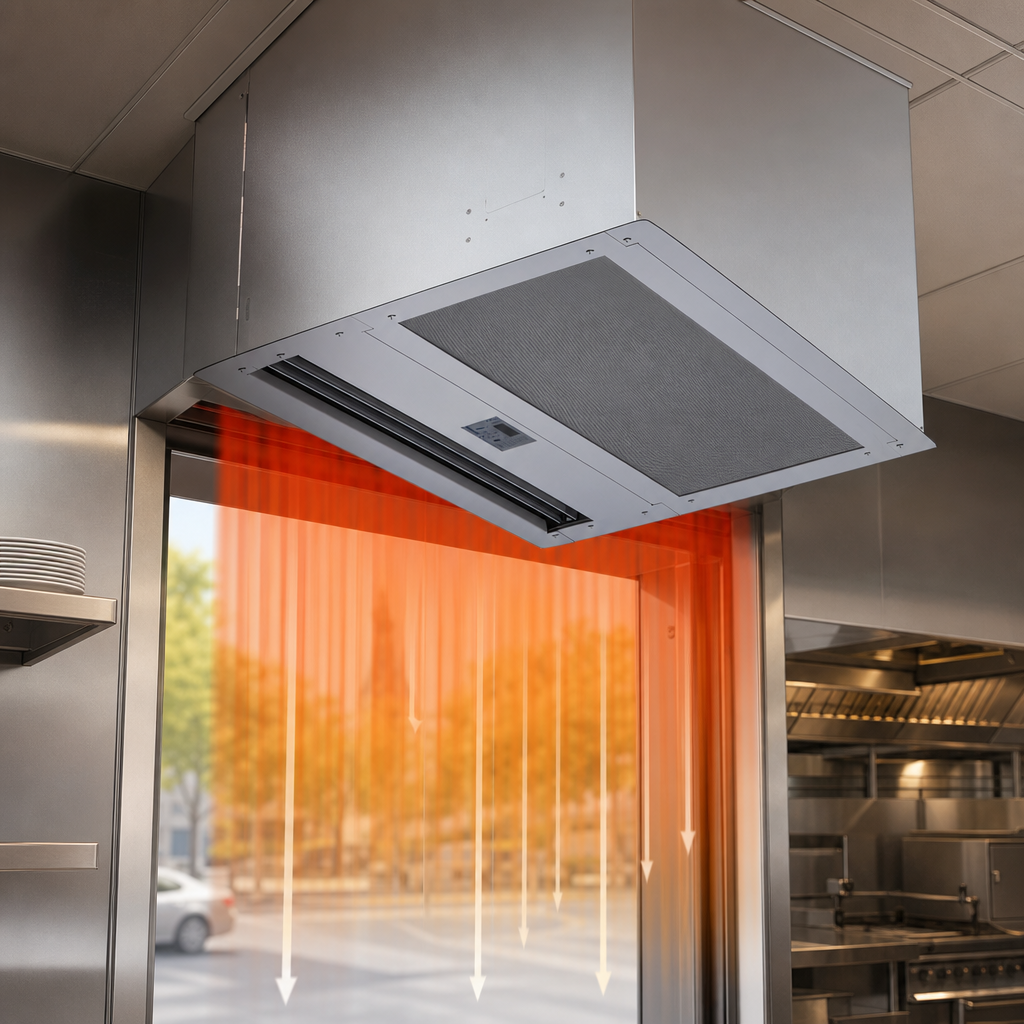 Electric Heated Air Curtain
