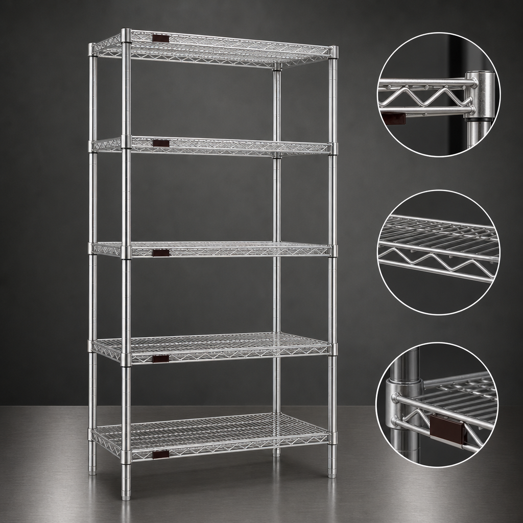 Patented QuadTruss® Shelf Design