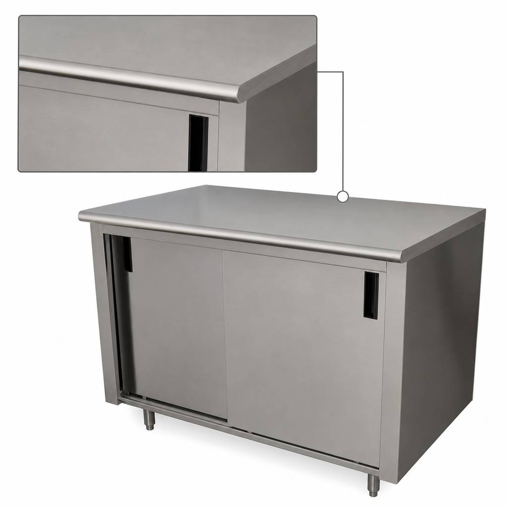 16-Gauge 304 Stainless Steel Top