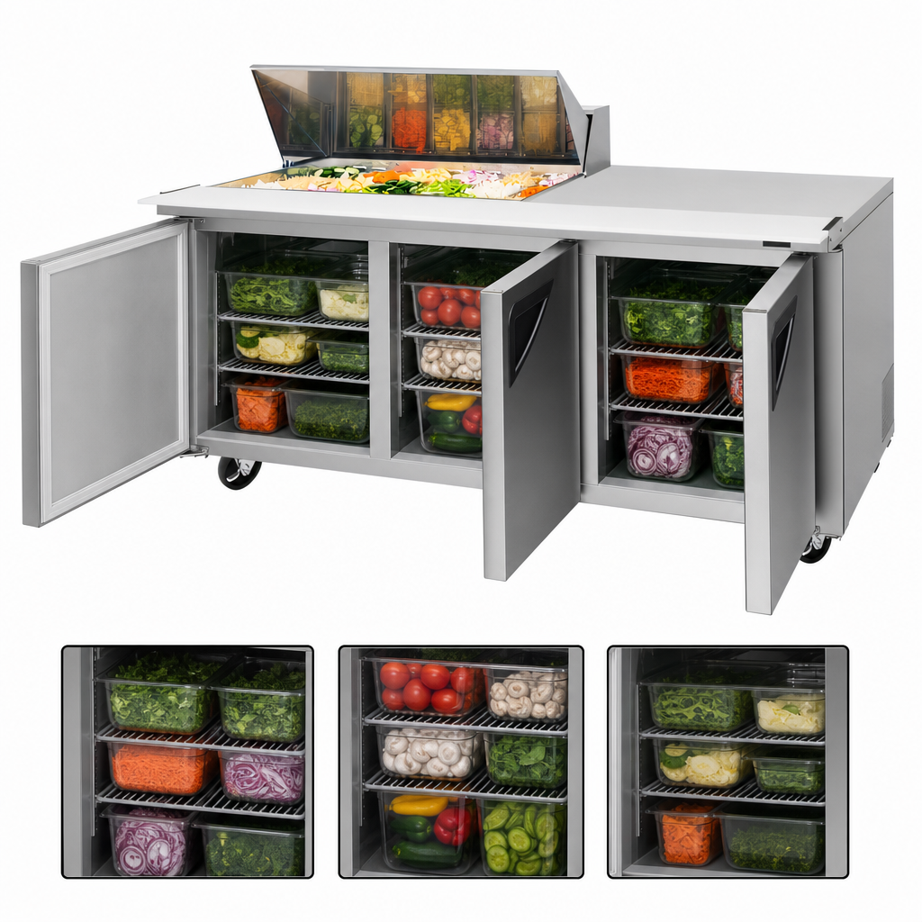 Three-Section Storage