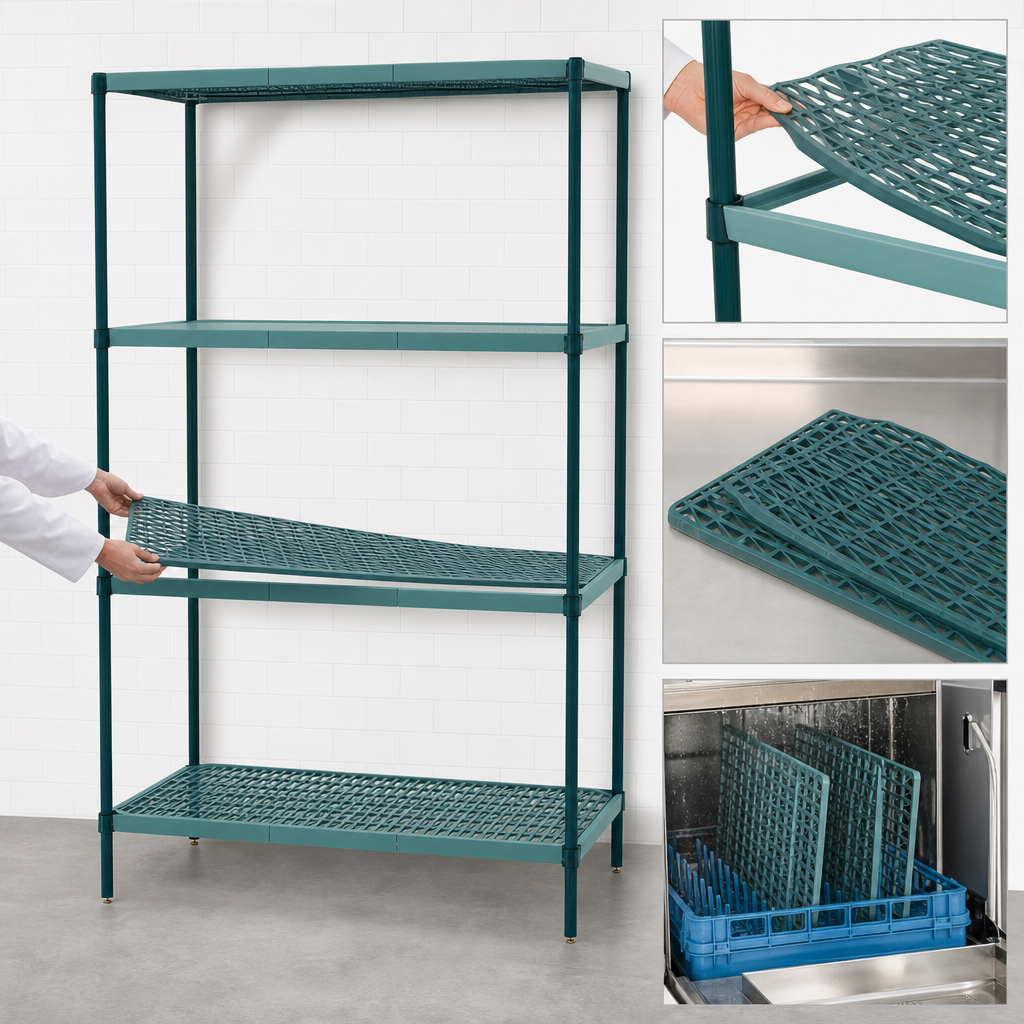 Removable Polymer Shelf Mats