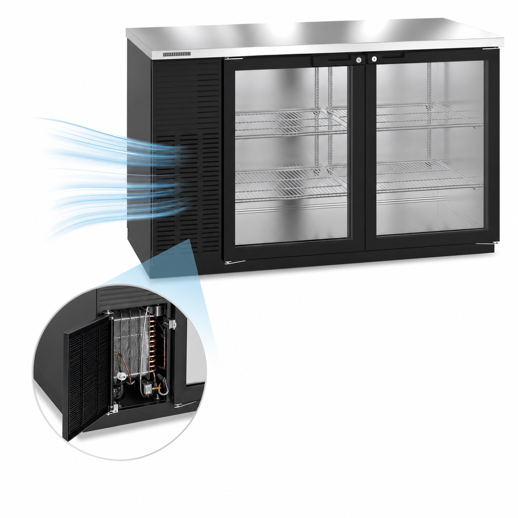 Front-Breathing Side-Mount Refrigeration
