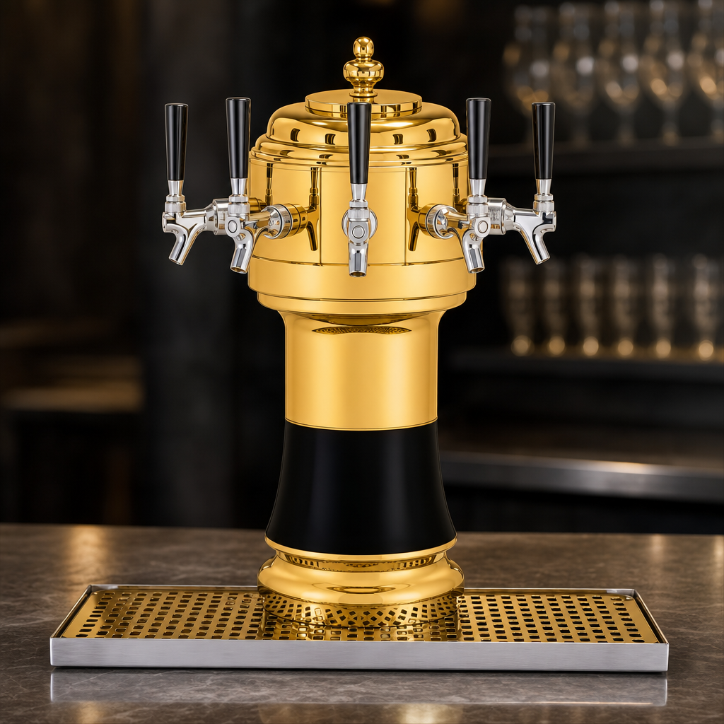 Five-Faucet Tower
