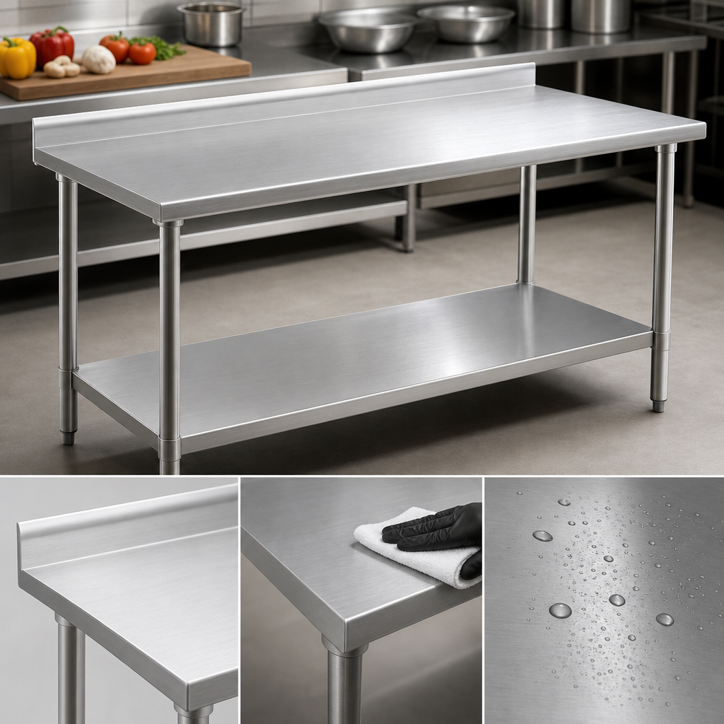 Heavy-Gauge 430 Stainless Steel Top