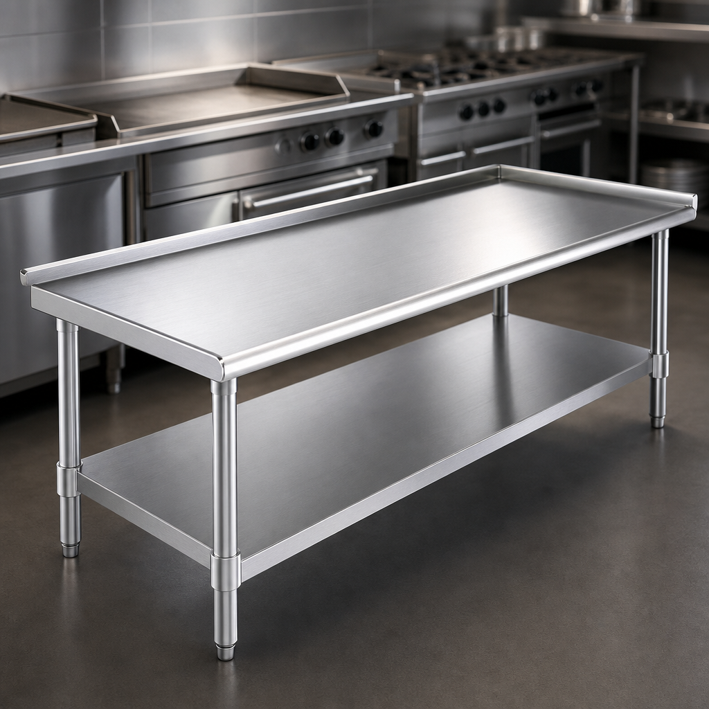 16-Gauge Stainless Steel Top