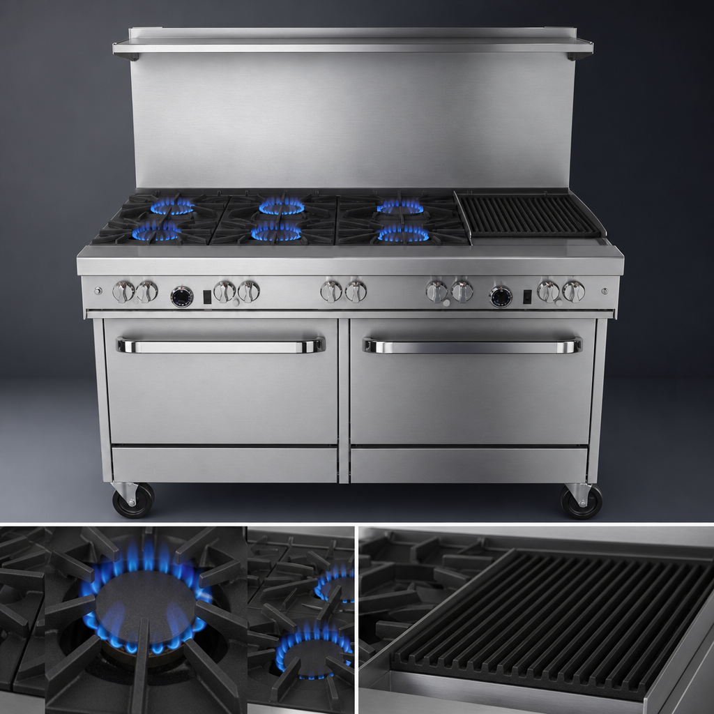 Five-Burner Top Configuration