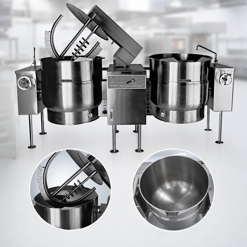 Twin 60-Gallon Kettles