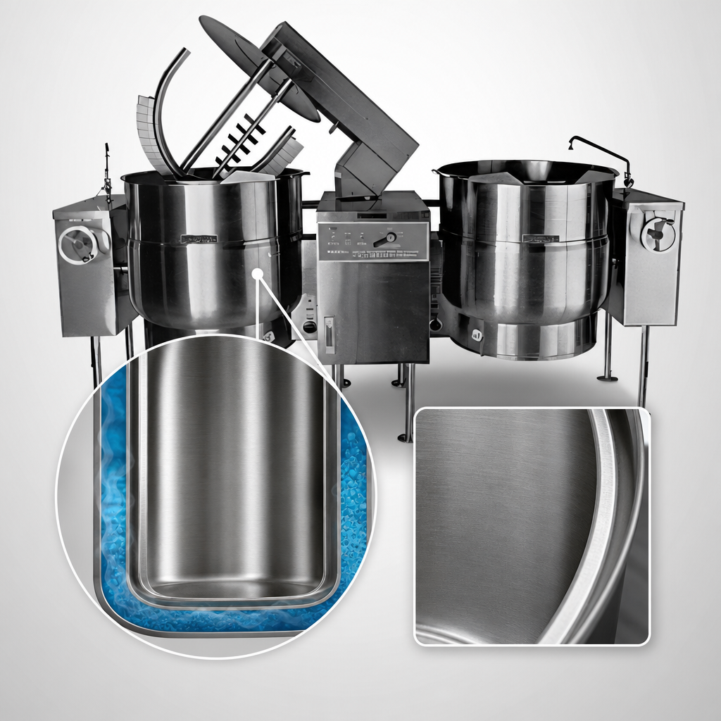 2/3 Steam Jacket with 316 Stainless Steel Liner