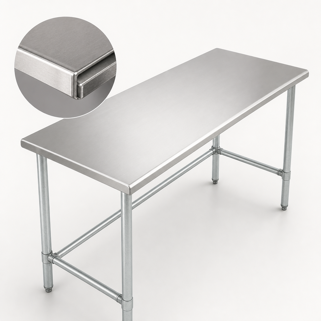 Reinforced Stainless Steel Top