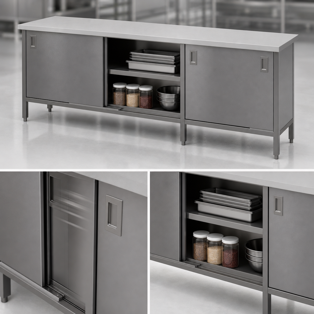 Sliding Door Cabinet Base