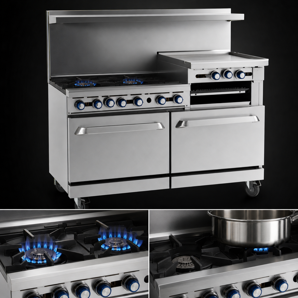 Dual Open Burners
