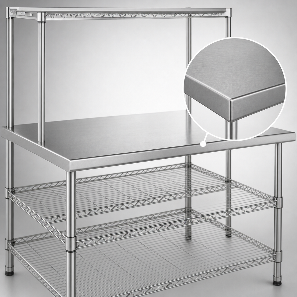 16 Gauge 304 Stainless Steel Top