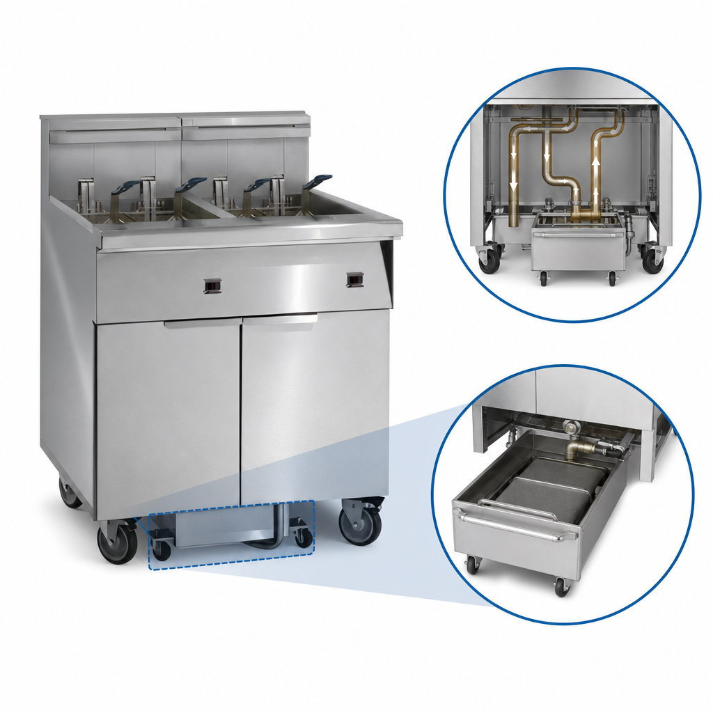 Built-In Space Saver Filter System