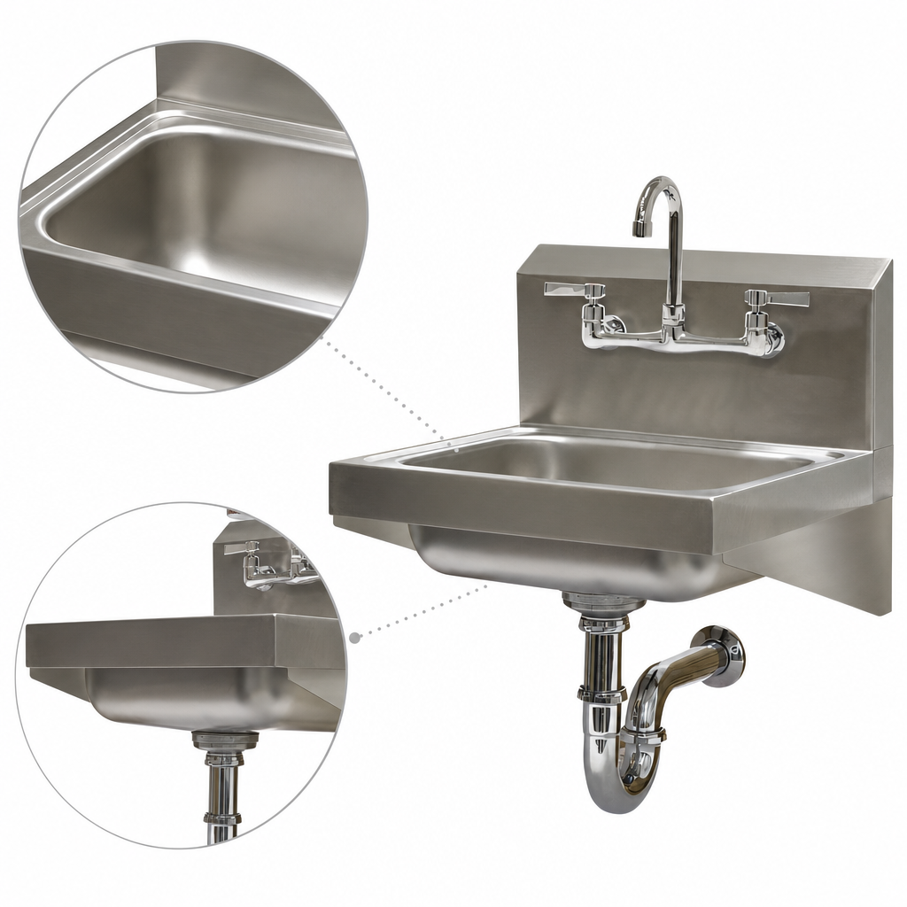 Deep-Drawn Sink Bowl