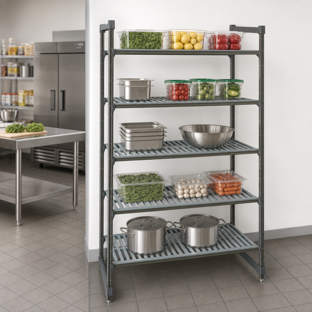 5-Tier Vented Shelf Design
