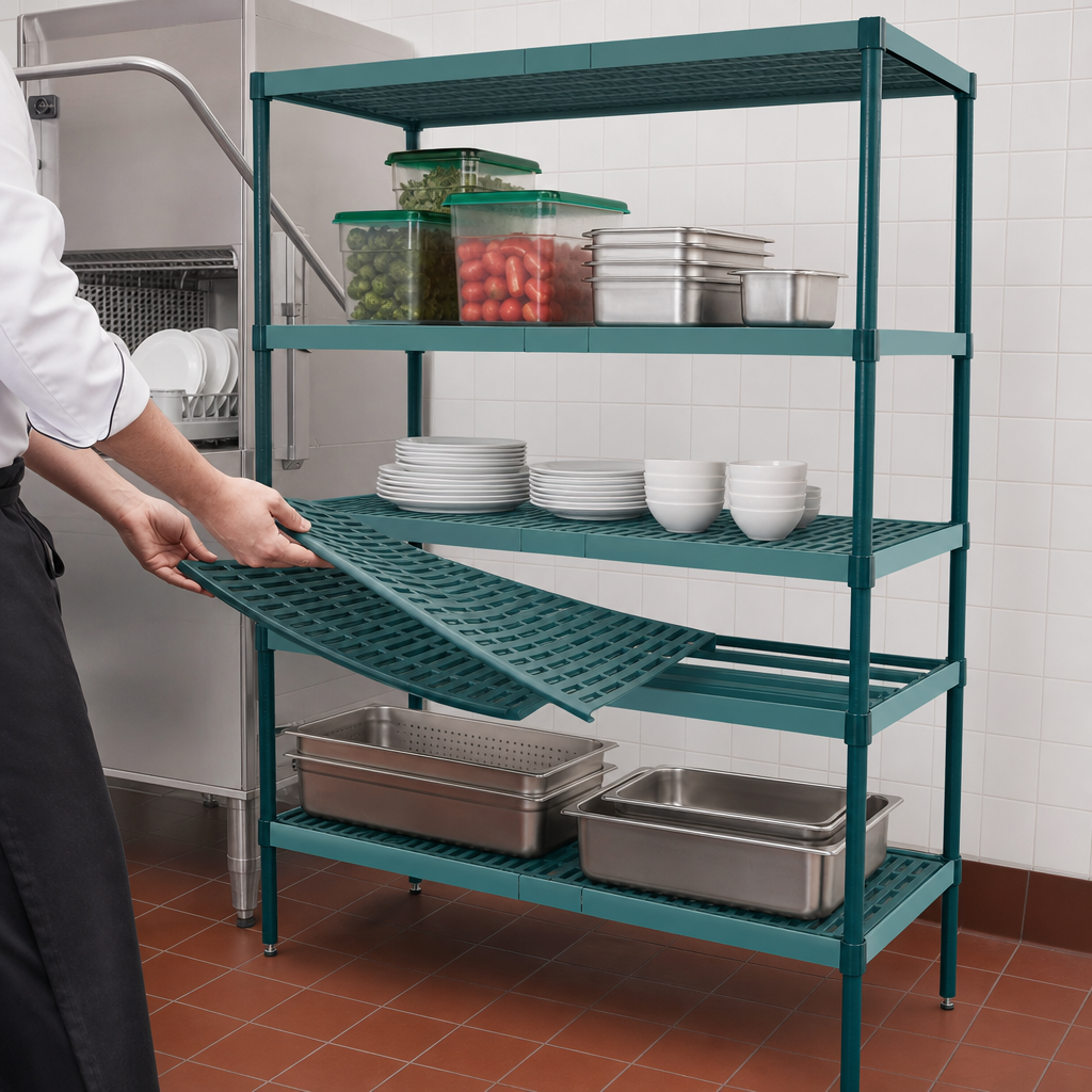 Removable Polymer Shelf Mats