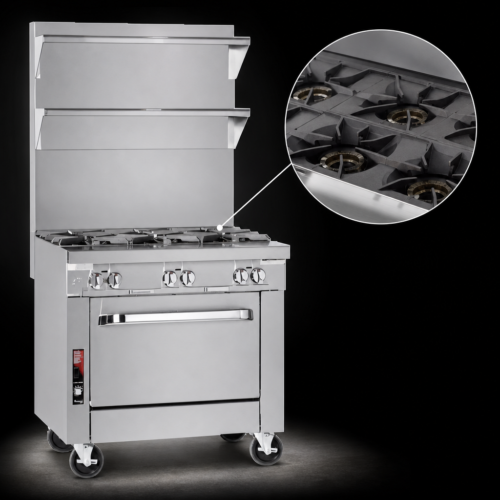 Six-Burner Top
