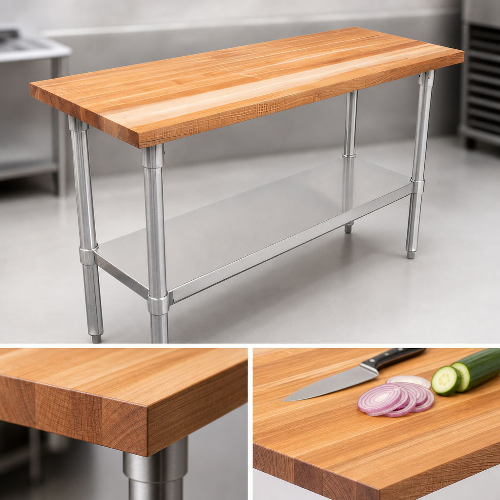 Edge Grain Flat Top
