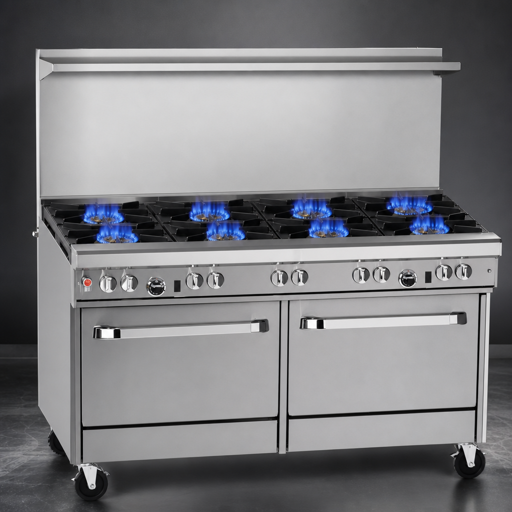 Eight Open Burners