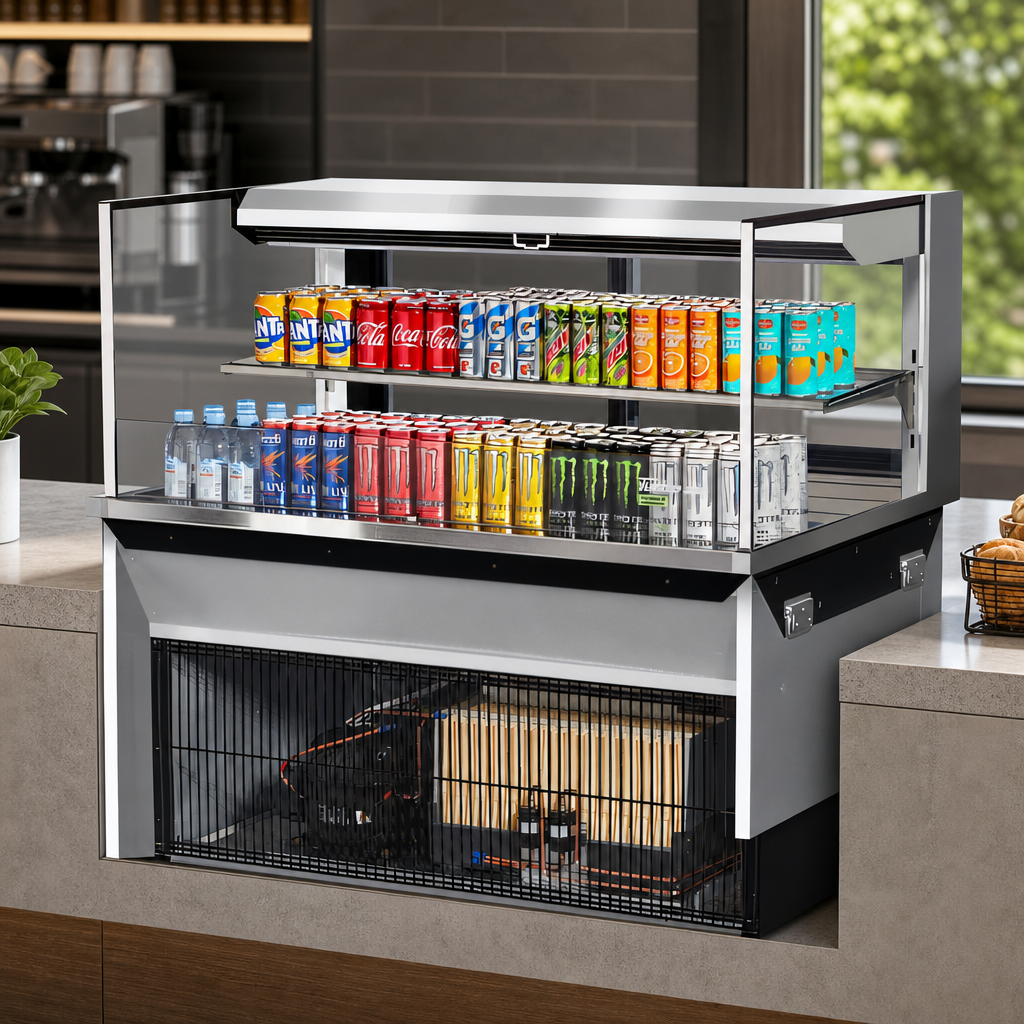 Low-Profile Open Display Design