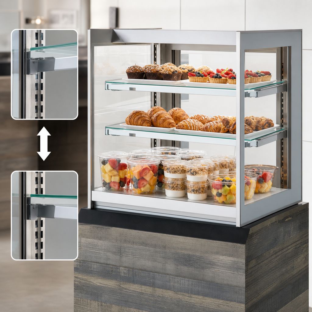 Adjustable Tempered Glass Shelves