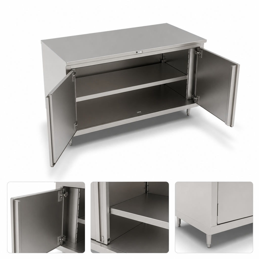 Cabinet Base with Hinged Doors