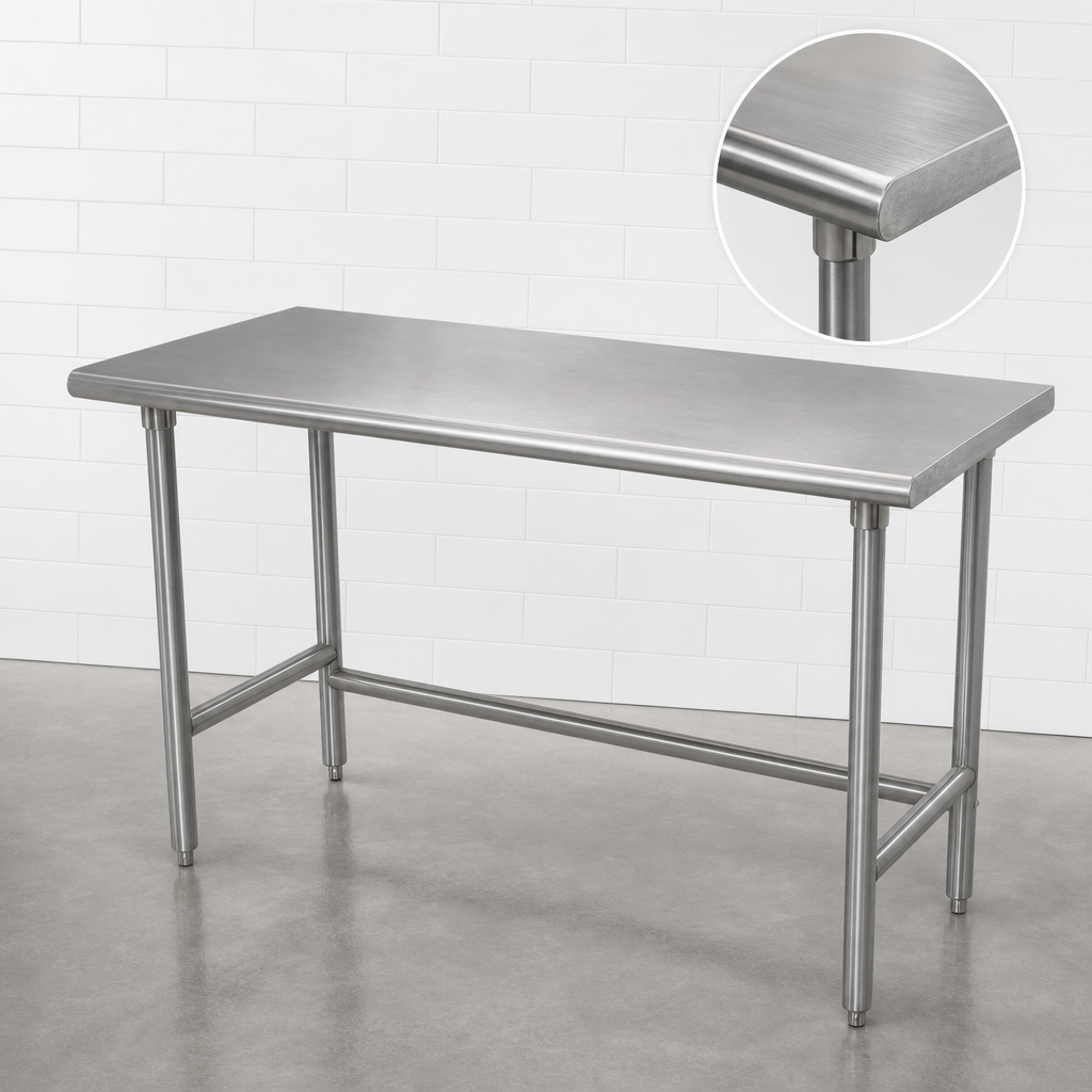 14-Gauge 304 Stainless Steel Top